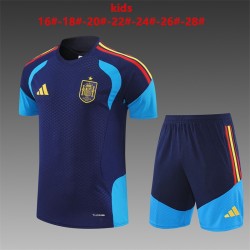ESPAÑA azul oscuro Kit Infantil MUNDIAL 2026 Entreno equipación 25-26