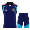 ESPAÑA Azul Conjunto Adulto completo Sin Mangas Entrenamiento equipación 2026