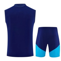 ESPAÑA Azul Conjunto Adulto completo Sin Mangas Entrenamiento equipación 2026