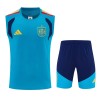 ESPAÑA Azul claro Conjunto Adulto completo Sin Mangas Entrenamiento equipación 2026