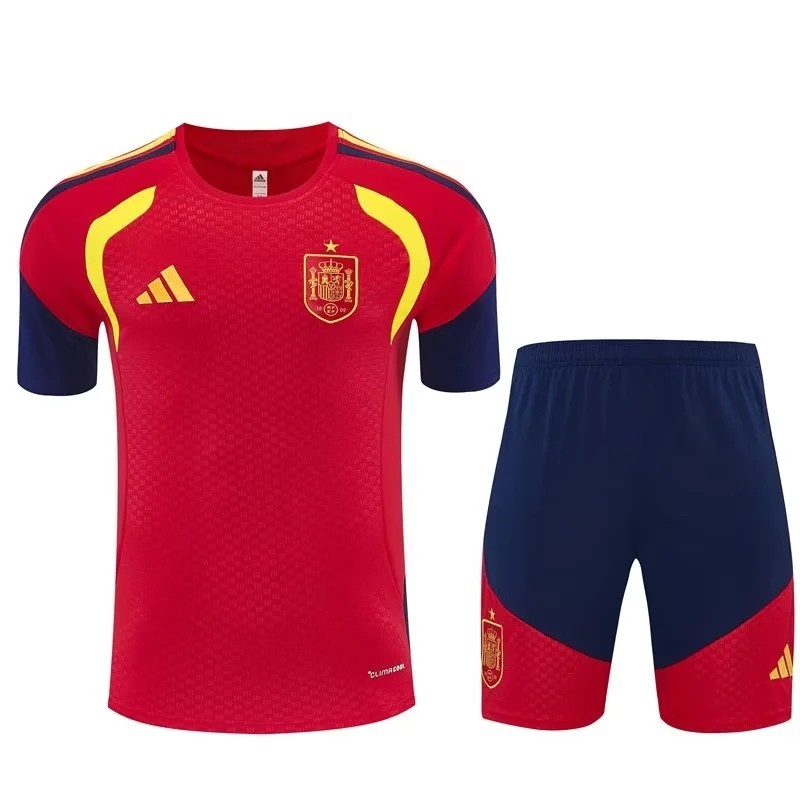 ESPAÑA Rojo Conjunto Adulto completo Entrenamiento equipación MUNDIAL 2026