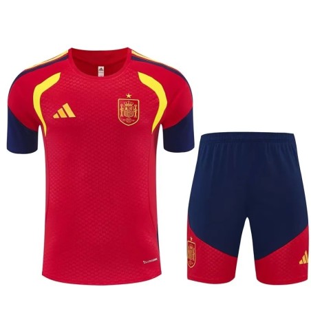 ESPAÑA Rojo Conjunto Adulto completo Entrenamiento equipación MUNDIAL 2026