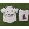 Real Mad. Primera equipacion 25-26, Conjunto para niños VERSION JUGADOR o PLAYER