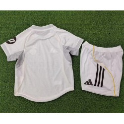 Real Mad. Primera equipacion 25-26, Conjunto para niños VERSION JUGADOR o PLAYER