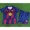 Barcelona Primera equipacion 25-26, Conjunto para niños VERSION JUGADOR o PLAYER