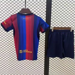 BARCELONA Primera equipación 26-27 Conjunto Infantil