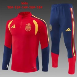 ESPAÑA Chandal futbol con sudadera fina manga larga niño MUNDIAL 2026