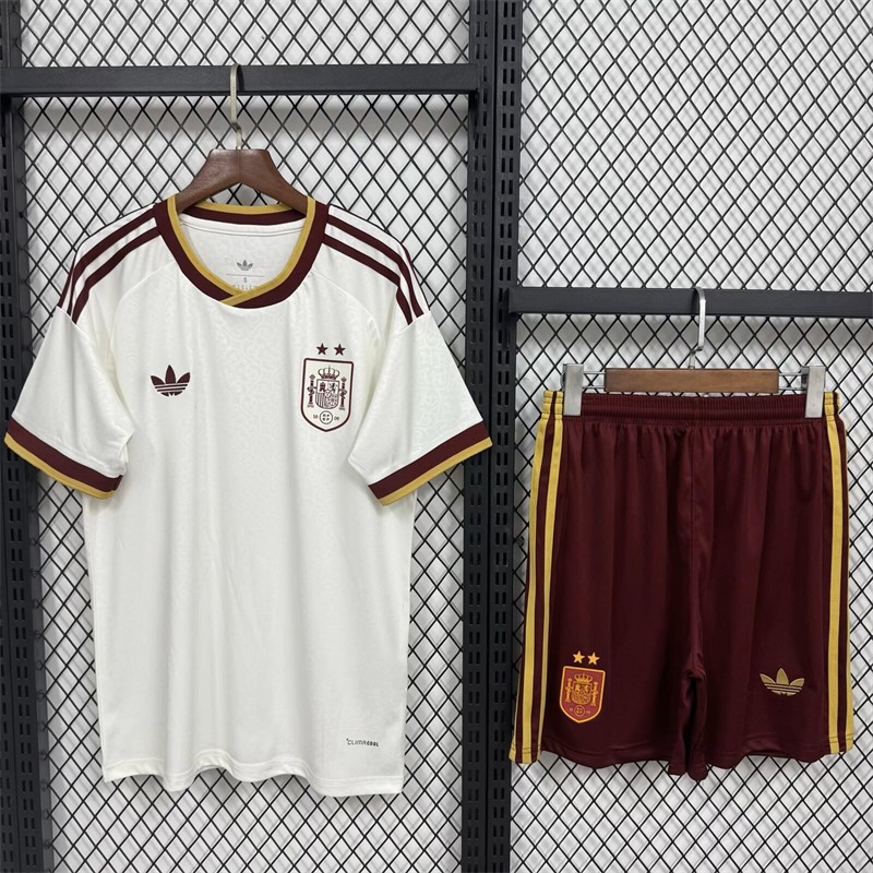ESPAÑA 2 ESTRELLAS Conjunto Adulto completo segunda equipación MUNDIAL 2026