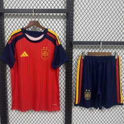 ESPAÑA 2 ESTRELLAS Conjunto Adulto completo primera equipación MUNDIAL 2026