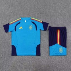 ESPAÑA 2 ESTRELLAS azul claro Kit Infantil MUNDIAL 2026 Entreno equipación 25-26